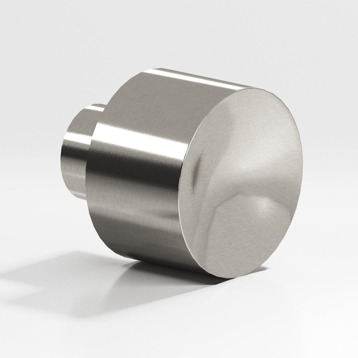Colonial Bronze 184 Wide Cylinder Knob, 1 in Diameter - Nickel Stainless