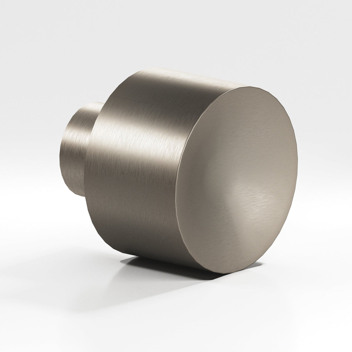 Colonial Bronze 185 Wide Cylinder Knob, 1-1/4 in Diameter - Matte Pewter