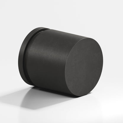 Colonial Bronze 187BB Banded Cylinder Back-to-Back Shower Door Knob Kit, 1-1/4 in Diameter - Distressed Satin Black