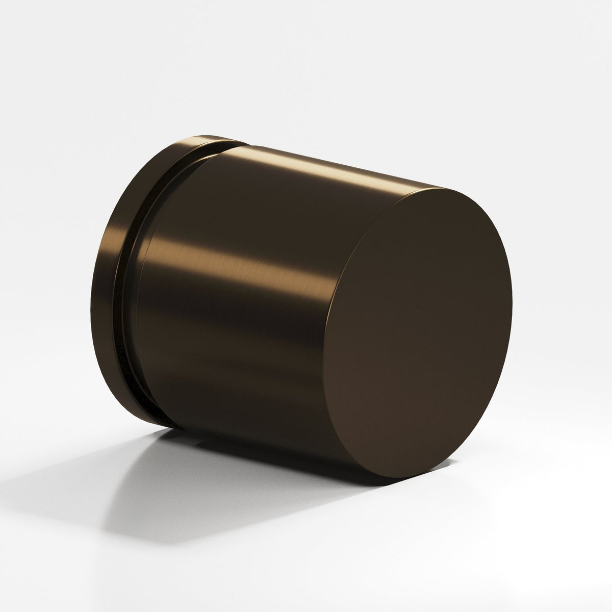 Colonial Bronze 186 Banded Cylinder Knob, 1 in Diameter - Oil Rubbed Bronze