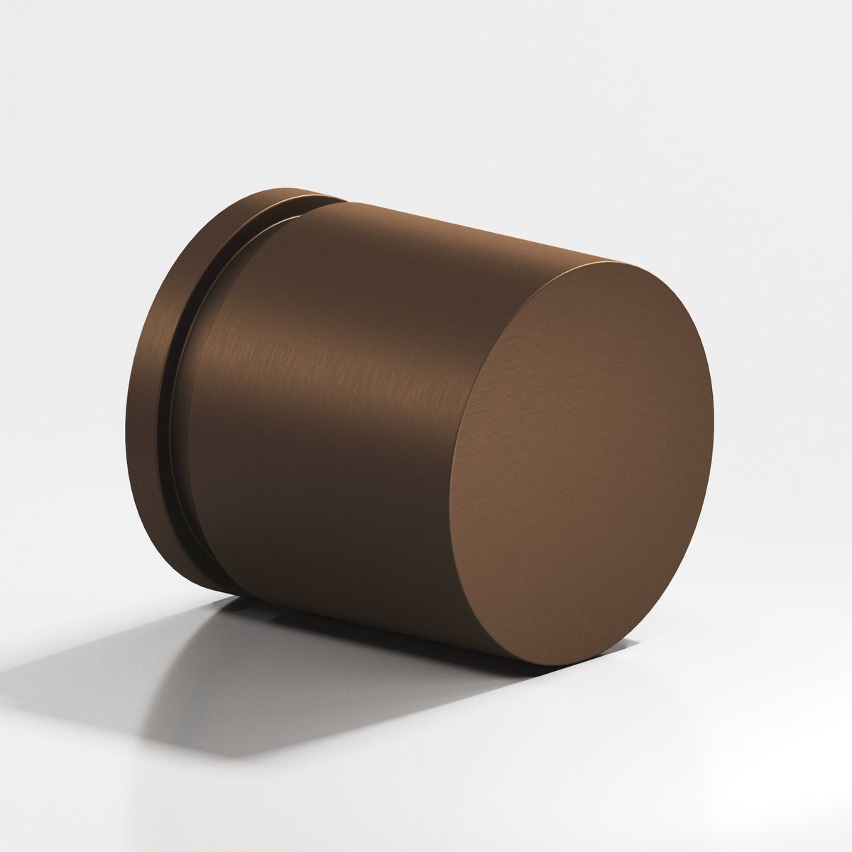 Colonial Bronze 187 Banded Cylinder Knob, 1-1/4 in Diameter - Matte Oil Rubbed Bronze