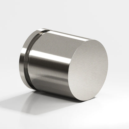 Colonial Bronze 187BB Banded Cylinder Back-to-Back Shower Door Knob Kit, 1-1/4 in Diameter - Nickel Stainless