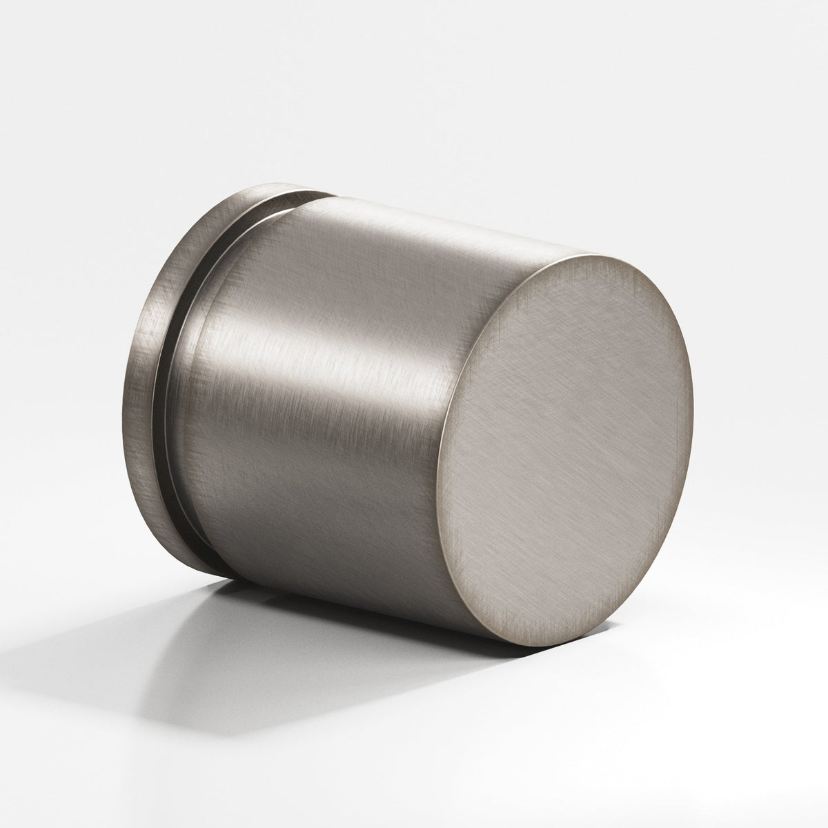 Colonial Bronze 186 Banded Cylinder Knob, 1 in Diameter - Pewter