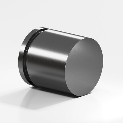 Colonial Bronze 187BB Banded Cylinder Back-to-Back Shower Door Knob Kit, 1-1/4 in Diameter - Graphite