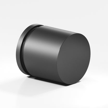 Colonial Bronze 187BB Banded Cylinder Back-to-Back Shower Door Knob Kit, 1-1/4 in Diameter - Matte Graphite