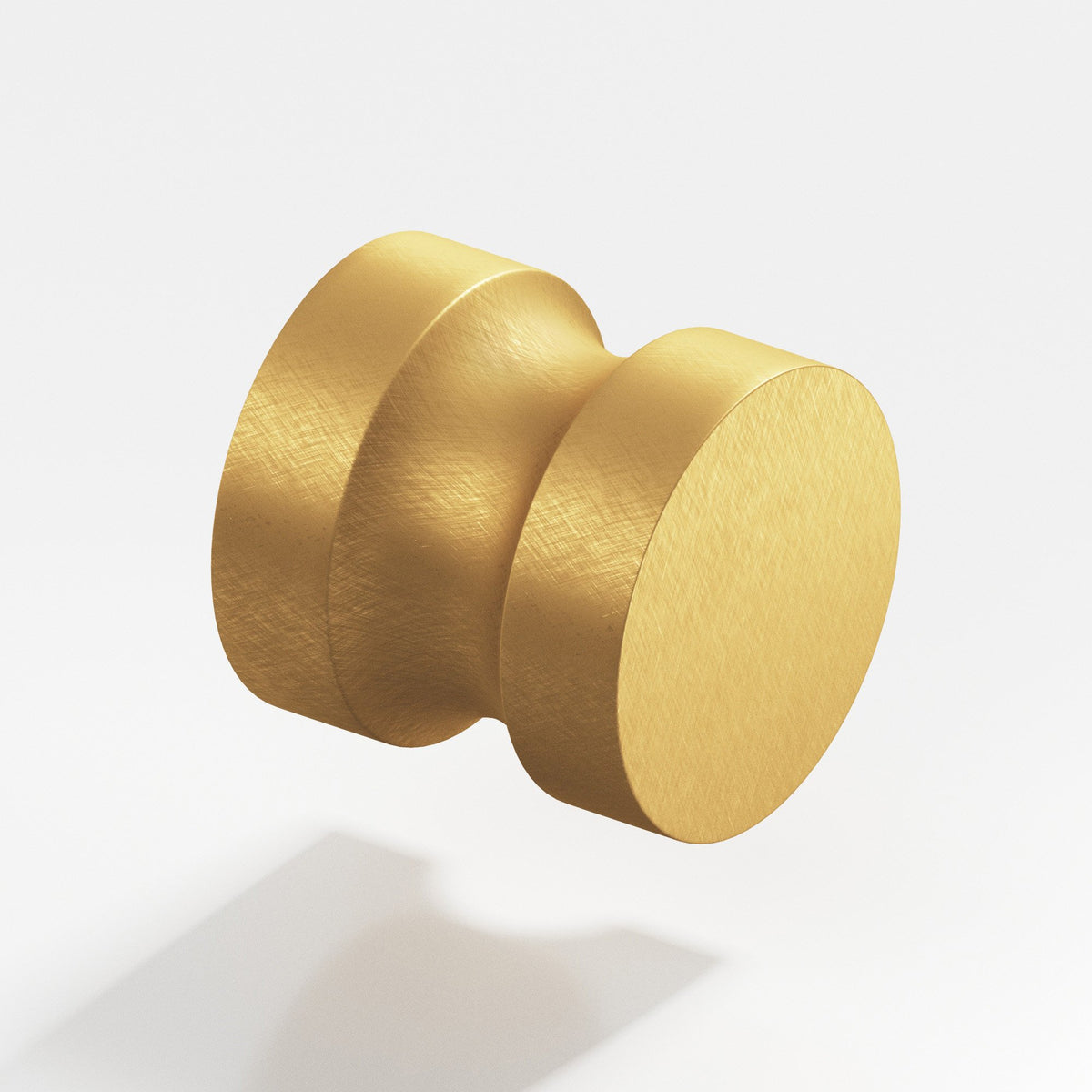 Colonial Bronze 188 Stepped Round Knob, 1-1/4 in Diameter - Weathered Brass