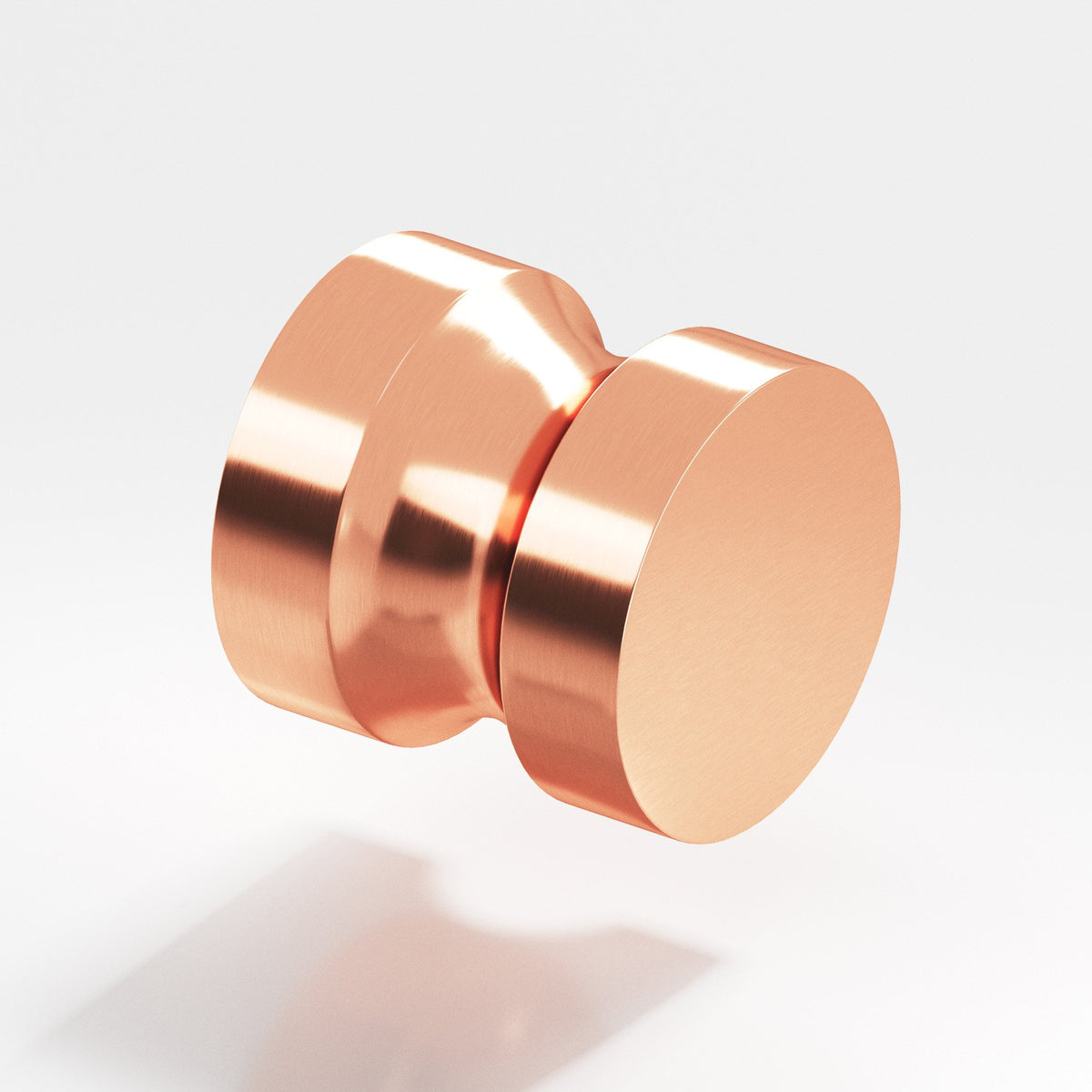 Colonial Bronze 188 Stepped Round Knob, 1-1/4 in Diameter - Satin Copper