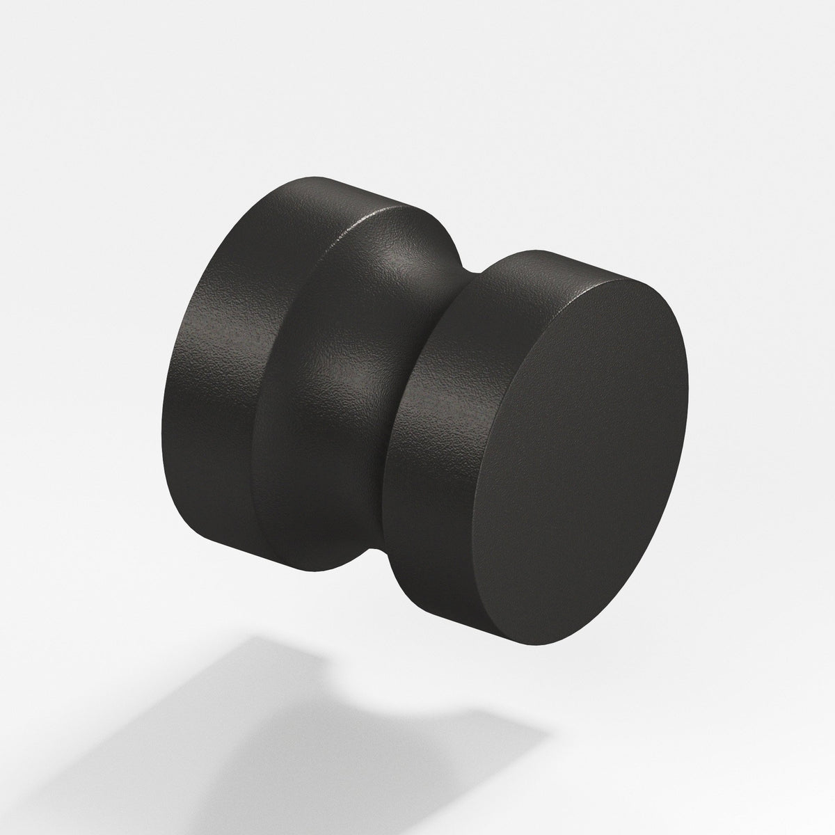 Colonial Bronze 188 Stepped Round Knob, 1-1/4 in Diameter - Frost Black™