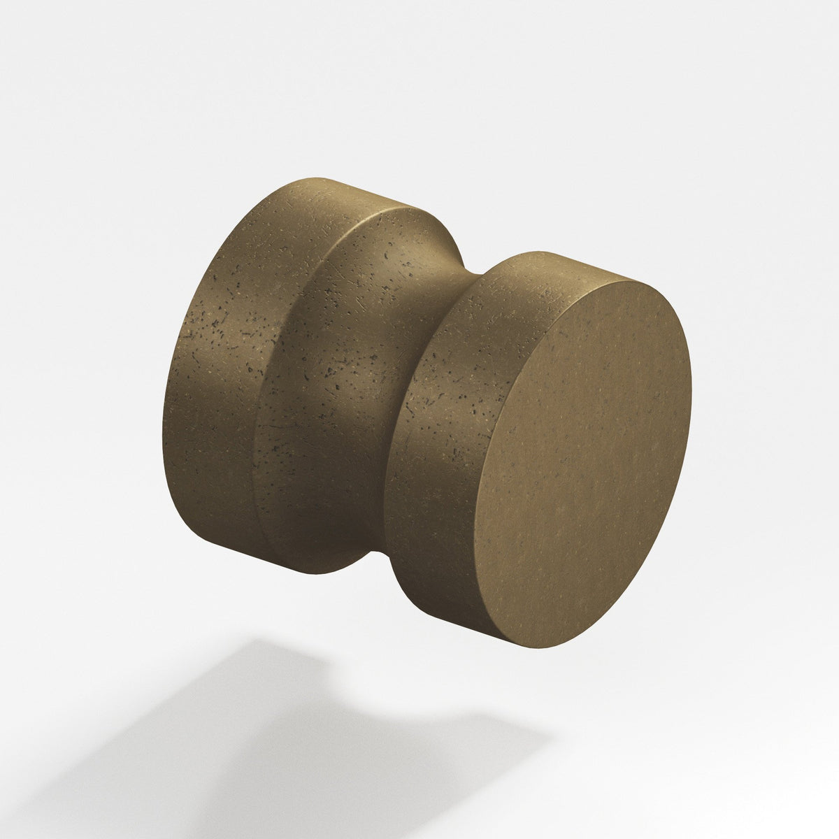 Colonial Bronze 188 Stepped Round Knob, 1-1/4 in Diameter - Distressed Oil Rubbed Bronze