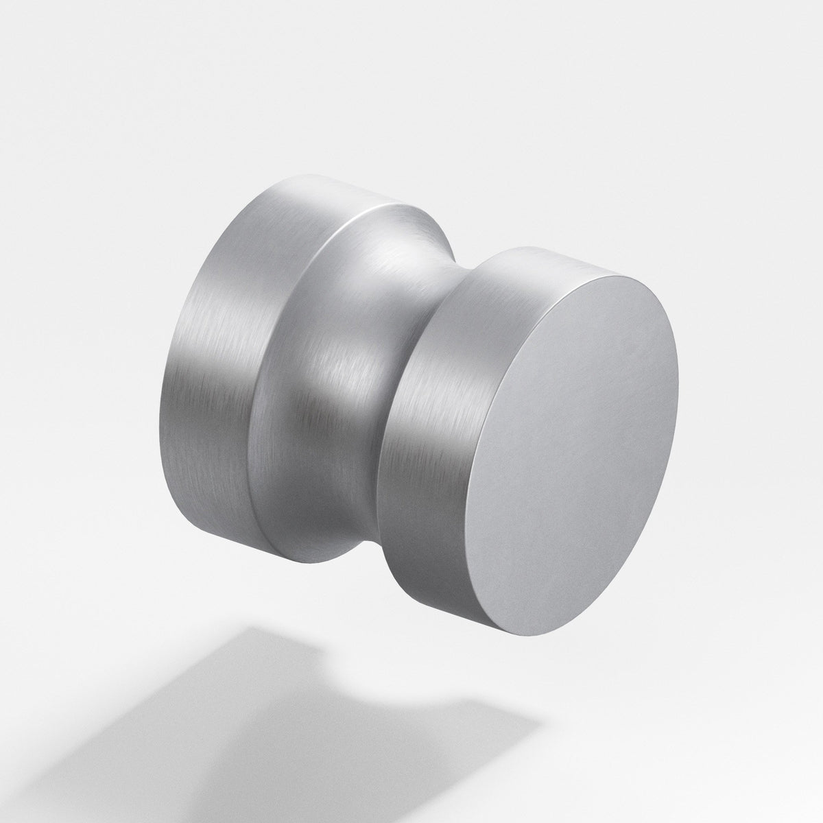 Colonial Bronze 188 Stepped Round Knob, 1-1/4 in Diameter - Matte Satin Chrome