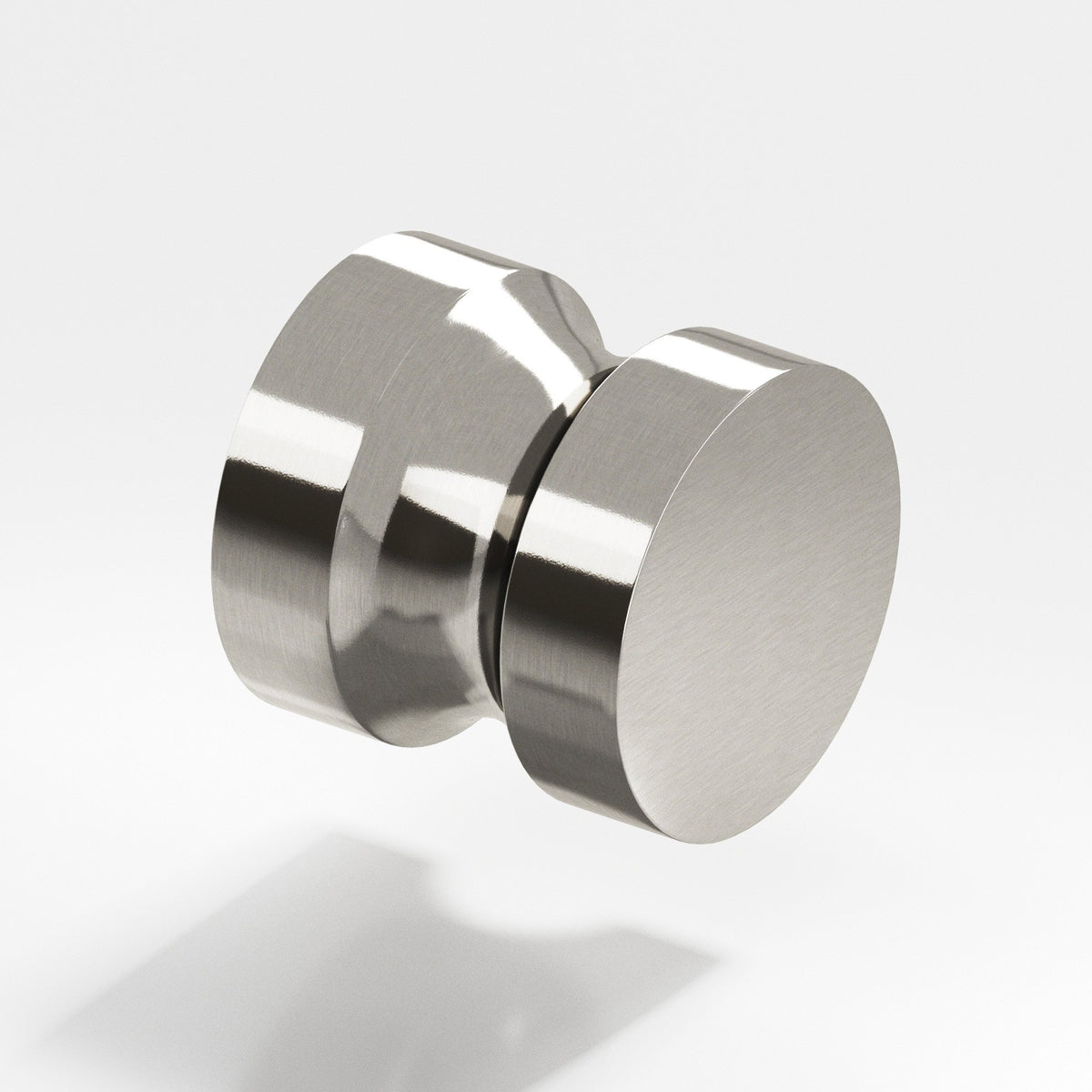 Colonial Bronze 188 Stepped Round Knob, 1-1/4 in Diameter - Nickel Stainless
