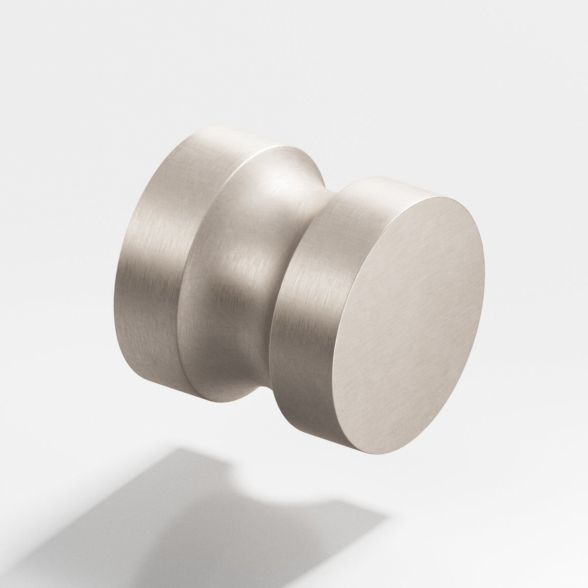 Colonial Bronze 189 Stepped Round Knob, 1-1/4 in Diameter - Matte Satin Nickel