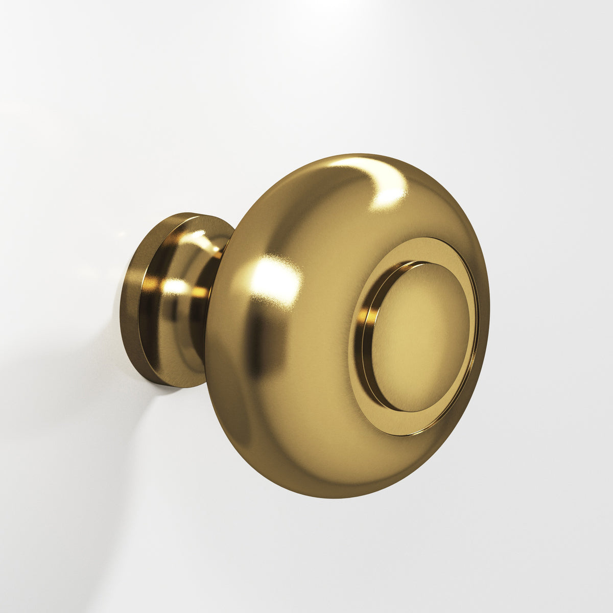 Colonial Bronze 1920BB Round Ringed-Face Back-to-Back Shower Door Knob Kit, 1-1/4 in Diameter - Antique Bronze