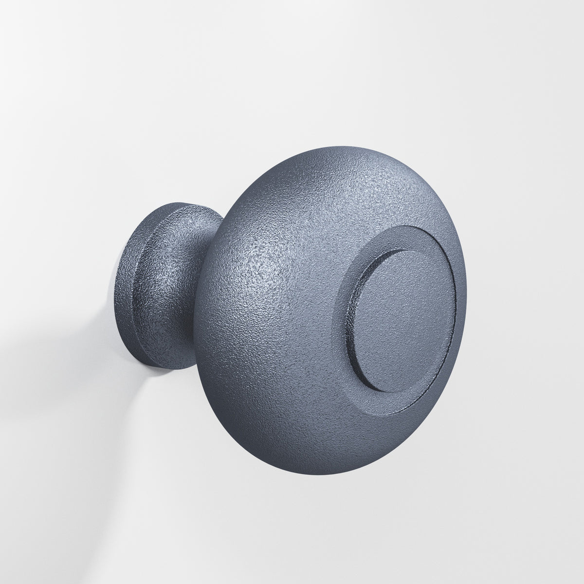 Colonial Bronze 1920 Round Knob with Ringed Face, 1-1/4 in Diameter - Frost Chrome™