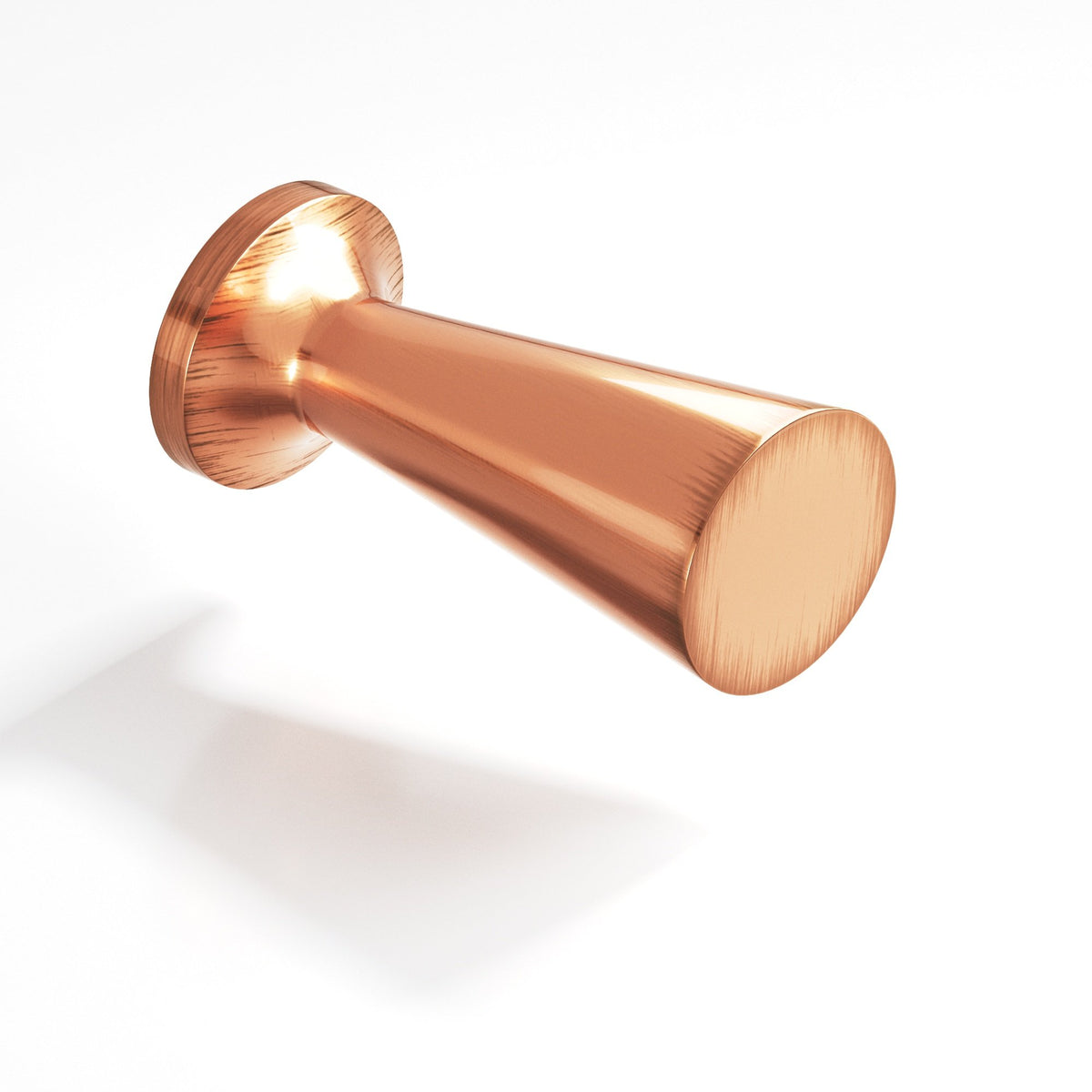 Colonial Bronze 195 Tapered Cone Knob with Round Base, 1/2 in Diameter - Antique Copper