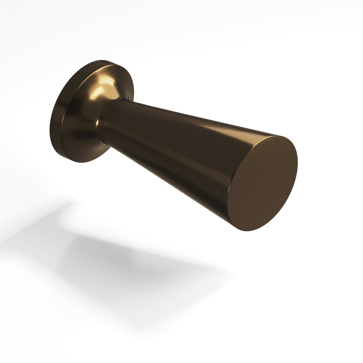 Colonial Bronze 195 Tapered Cone Knob with Round Base, 1/2 in Diameter - Oil Rubbed Bronze