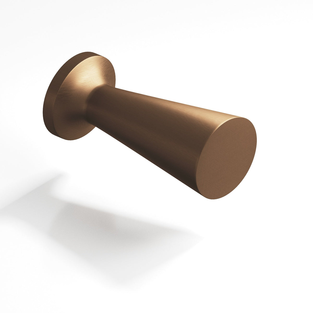 Colonial Bronze 195 Tapered Cone Knob with Round Base, 1/2 in Diameter - Matte Oil Rubbed Bronze