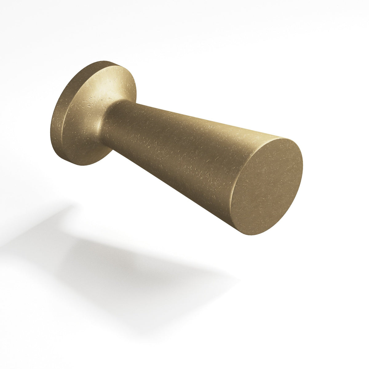 Colonial Bronze 195 Tapered Cone Knob with Round Base, 1/2 in Diameter - Distressed Oil Rubbed Bronze