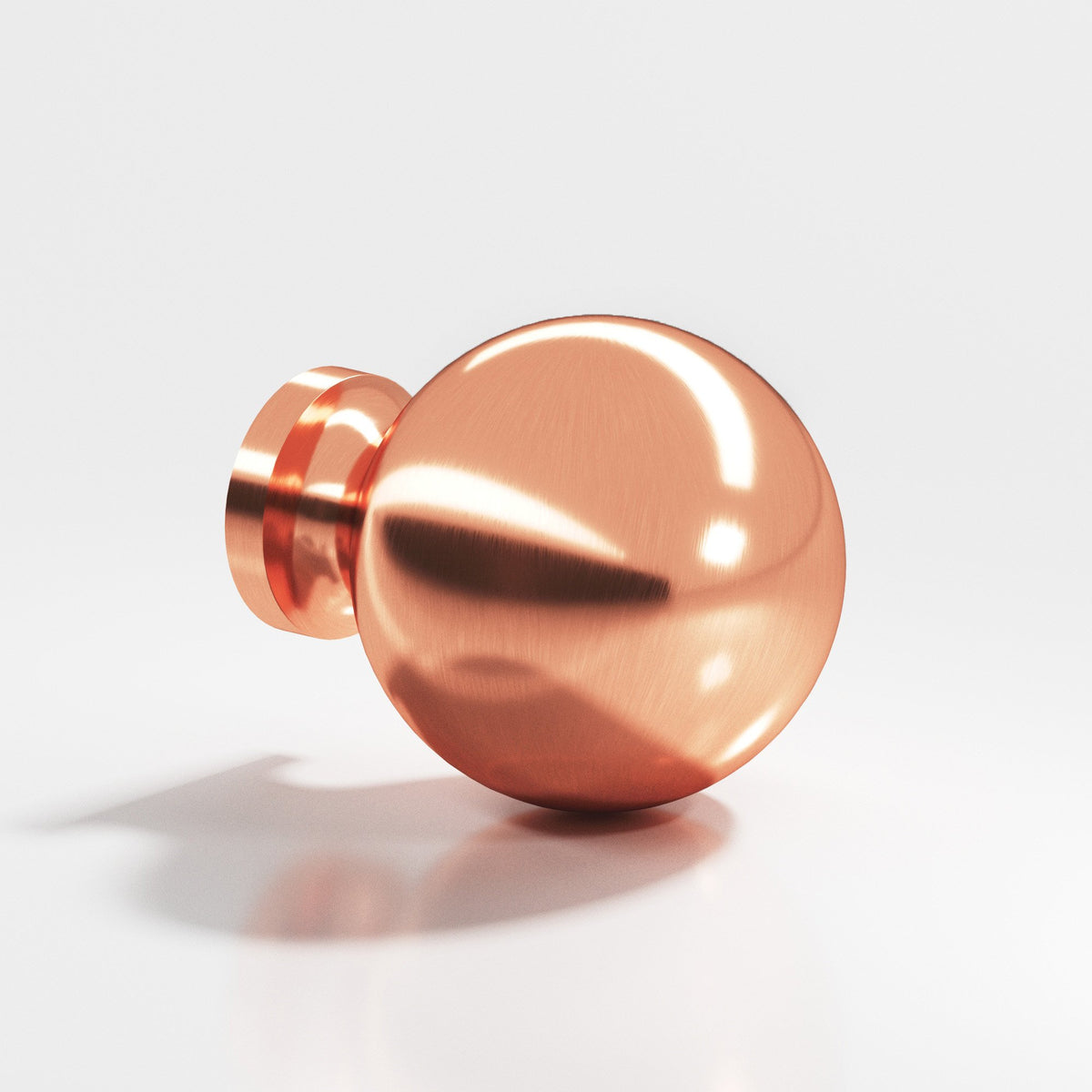 Colonial Bronze 196BB Globe Back-to-Back Shower Door Knob Kit, 1 in Diameter - Satin Copper