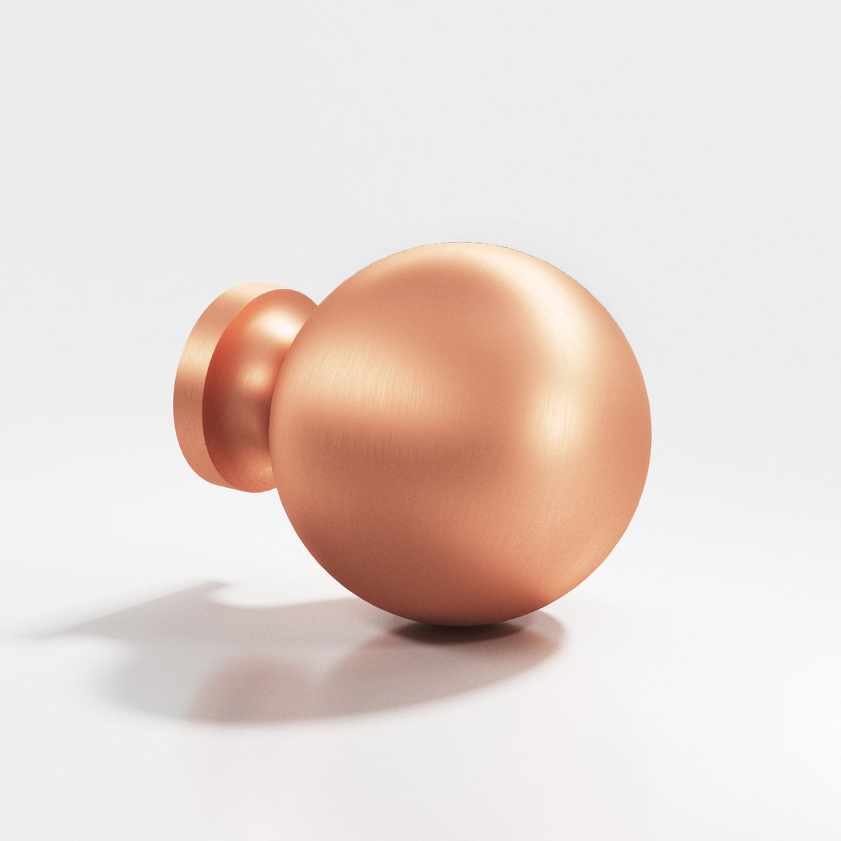 Colonial Bronze 197 Globe Knob, 1-1/4 in Diameter - Matte Satin Copper