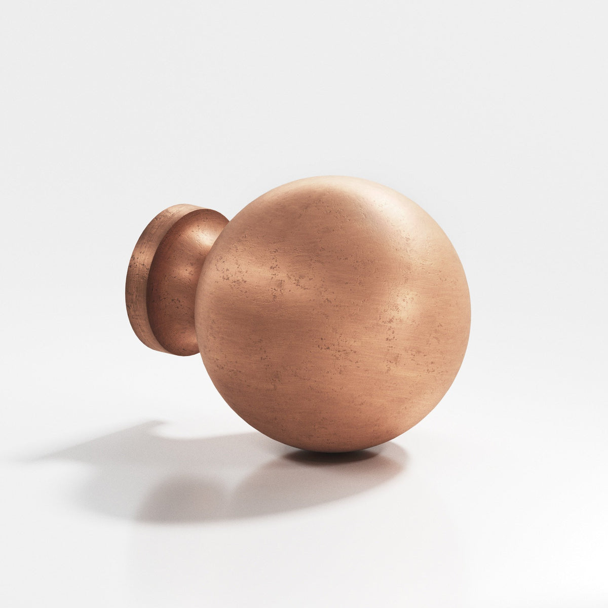 Colonial Bronze 197BB Globe Back-to-Back Shower Door Knob Kit, 1-1/4 in Diameter - Distressed Antique Copper