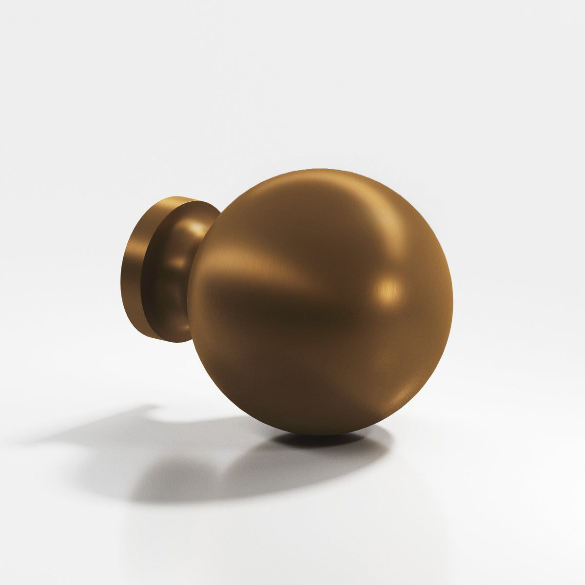 Colonial Bronze 196 Globe Knob, 1 in Diameter - Matte Light Statuary Bronze