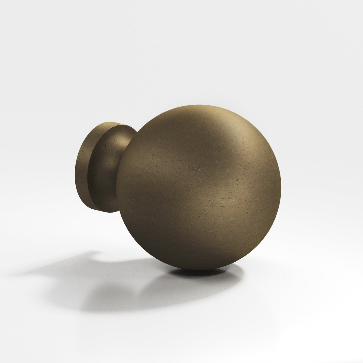 Colonial Bronze 196 Globe Knob, 1 in Diameter - Distressed Oil Rubbed Bronze