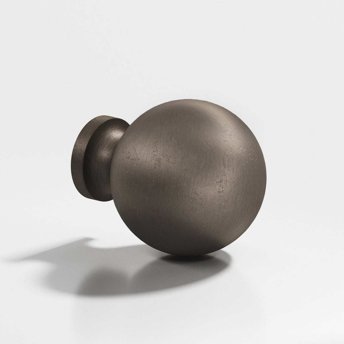 Colonial Bronze 196BB Globe Back-to-Back Shower Door Knob Kit, 1 in Diameter - Distressed Pewter