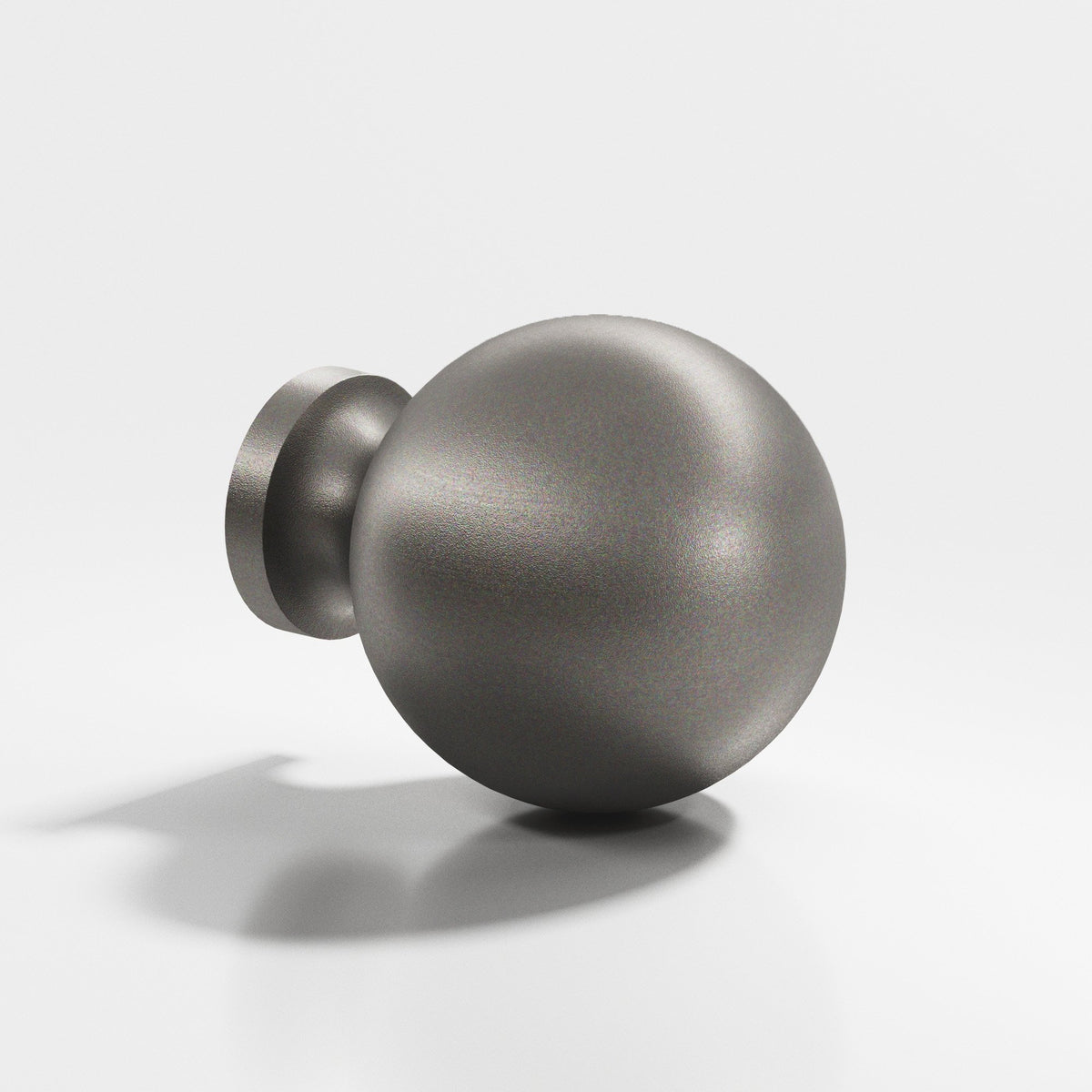 Colonial Bronze 196 Globe Knob, 1 in Diameter - Frost Nickel™