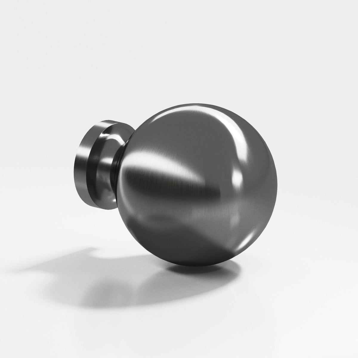 Colonial Bronze 196BB Globe Back-to-Back Shower Door Knob Kit, 1 in Diameter - Graphite