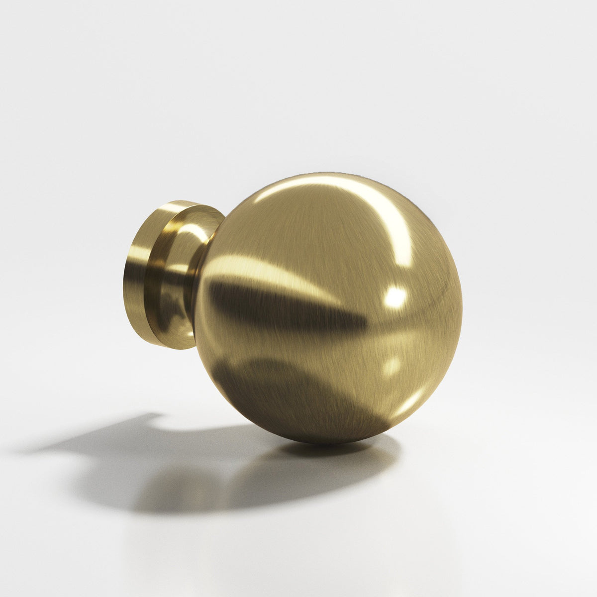 Colonial Bronze 197BB Globe Back-to-Back Shower Door Knob Kit, 1-1/4 in Diameter - Antique Brass