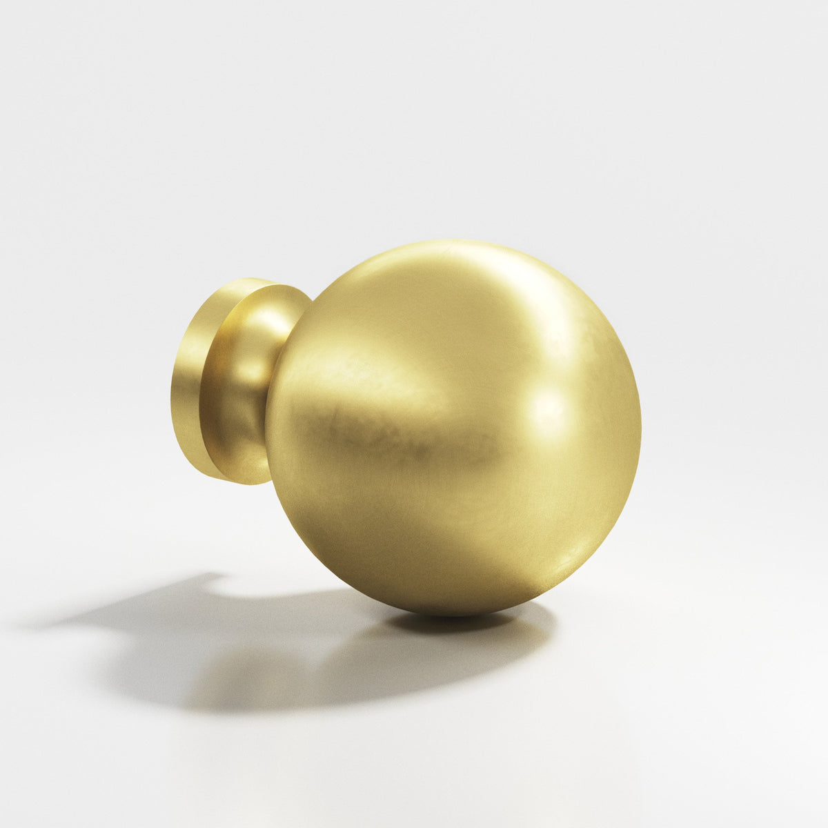 Colonial Bronze 197BB Globe Back-to-Back Shower Door Knob Kit, 1-1/4 in Diameter - Matte Satin Brass