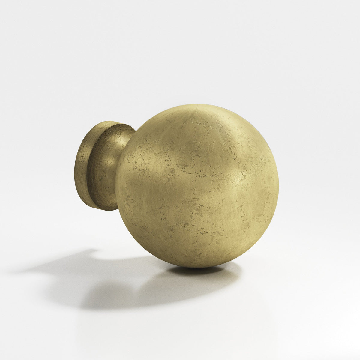 Colonial Bronze 196BB Globe Back-to-Back Shower Door Knob Kit, 1 in Diameter - Distressed Antique Brass