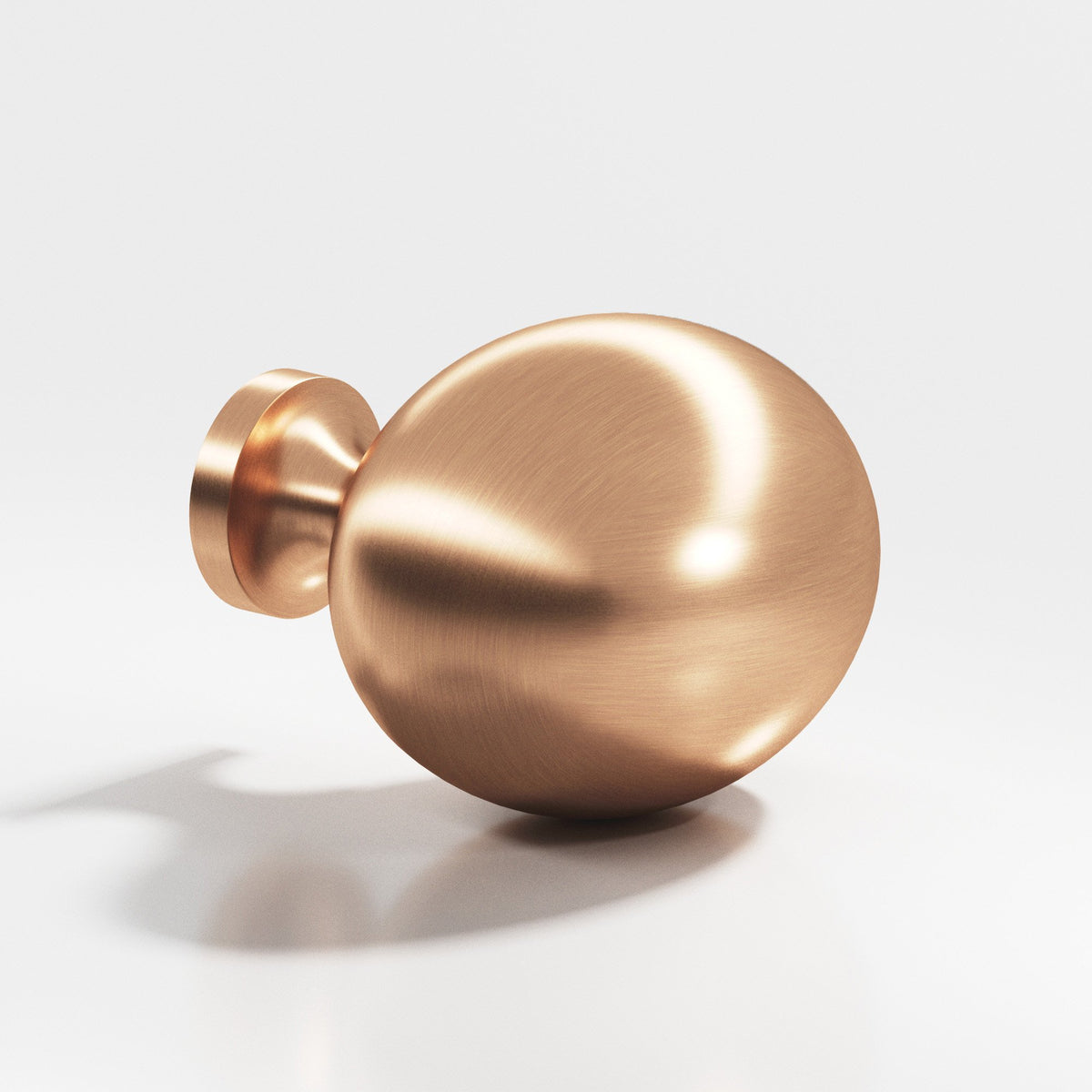 Colonial Bronze 198 Oval Egg Knob, 1-1/4 x 1 in - Satin Bronze