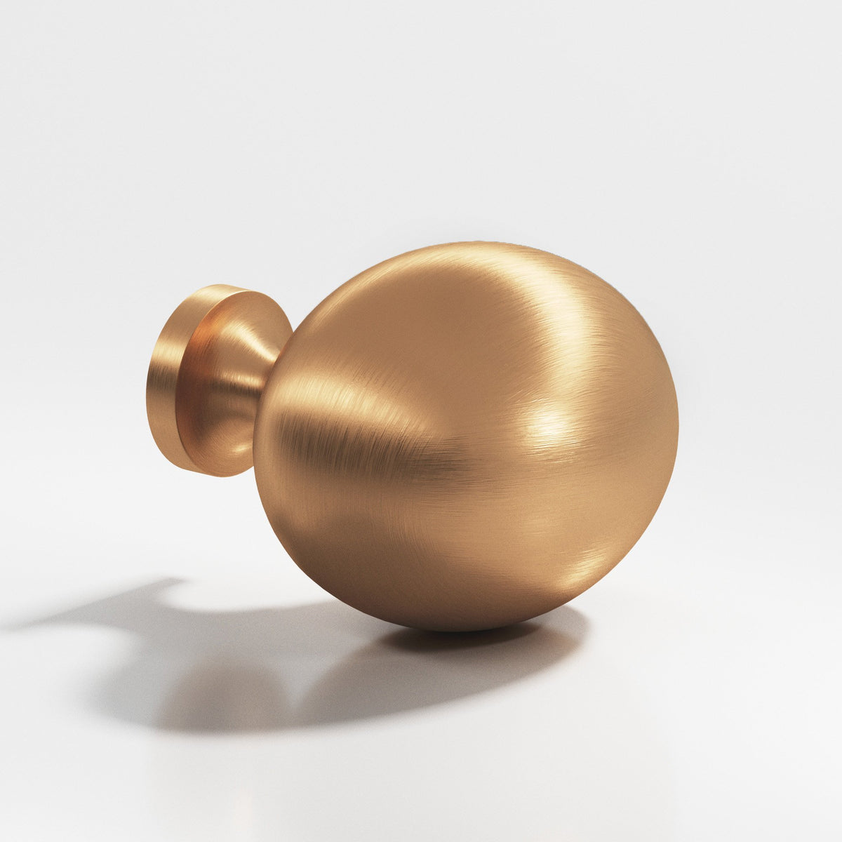 Colonial Bronze 198 Oval Egg Knob, 1-1/4 x 1 in - Matte Satin Bronze