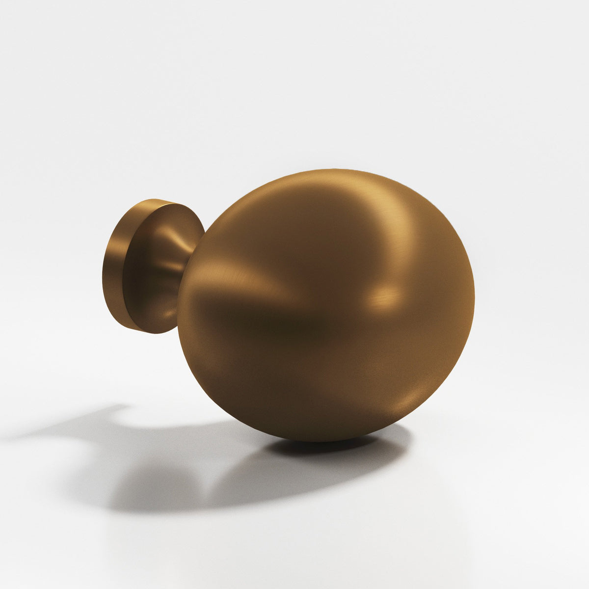 Colonial Bronze 198 Oval Egg Knob, 1-1/4 x 1 in - Matte Light Statuary Bronze