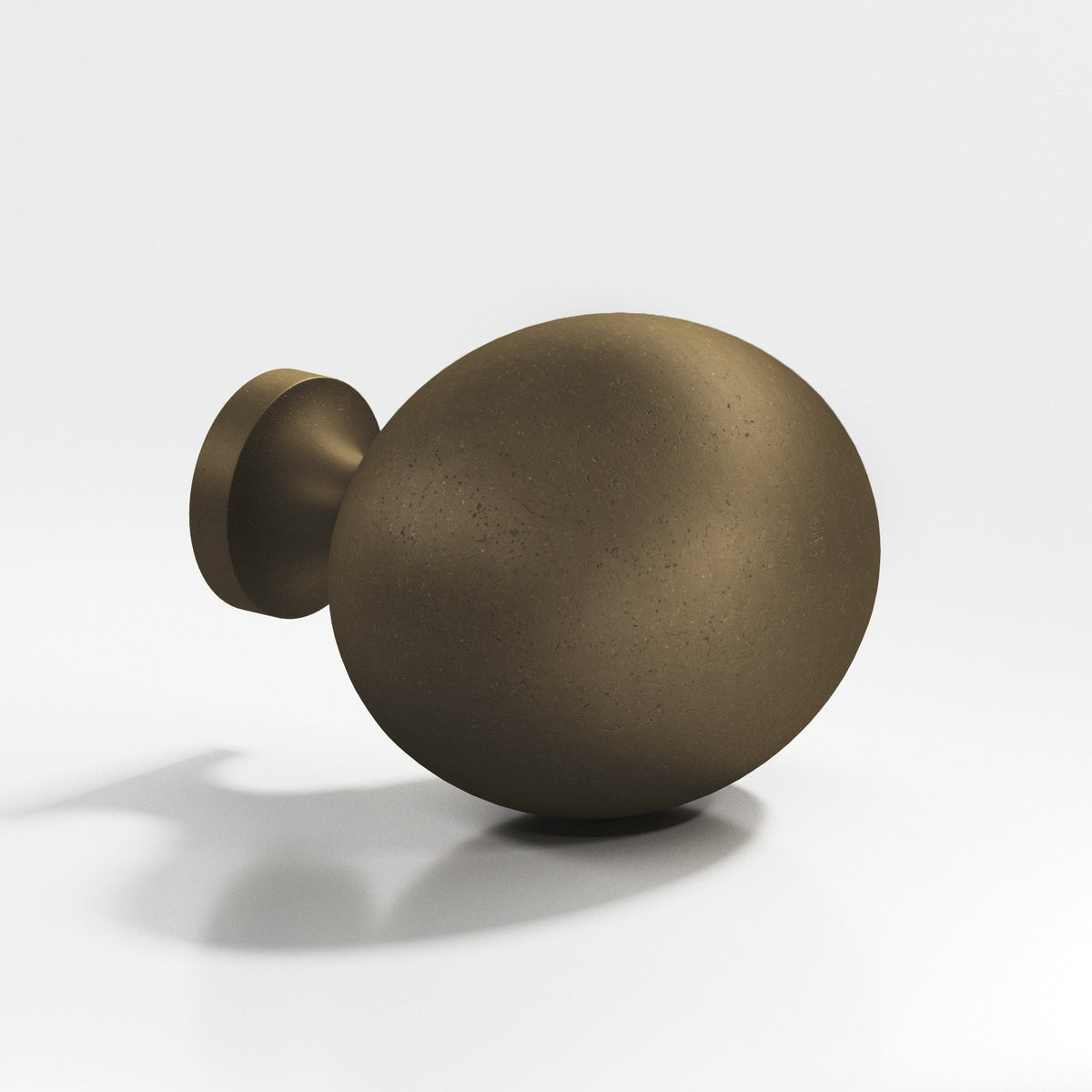 Colonial Bronze 198 Oval Egg Knob, 1-1/4 x 1 in - Distressed Oil Rubbed Bronze