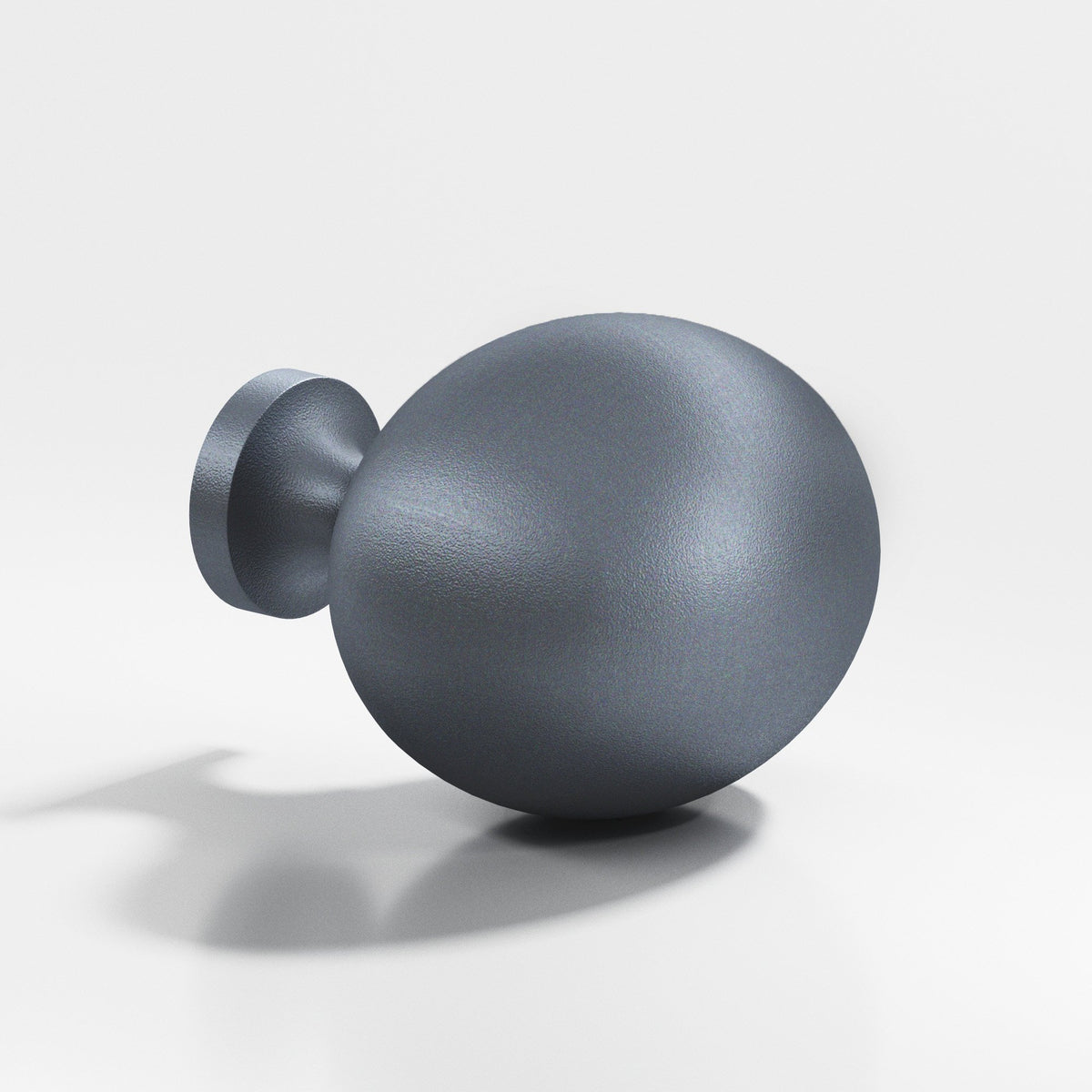 Colonial Bronze 198 Oval Egg Knob, 1-1/4 x 1 in - Frost Chrome™