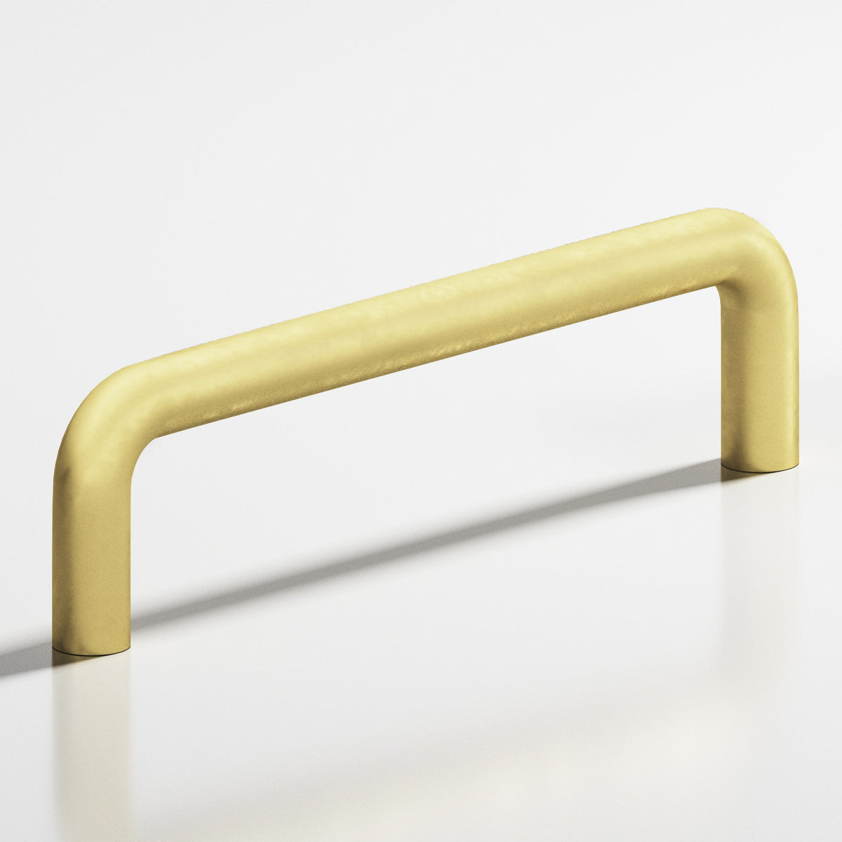 Colonial Bronze 206 Wire Pull, 1-3/4 in Projection - Matte Satin Brass