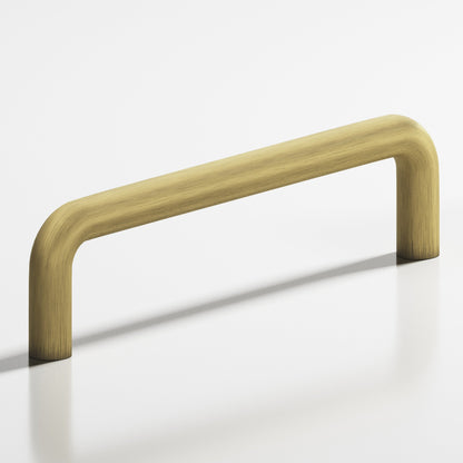 Colonial Bronze 206 Wire Pull, 1-3/4 in Projection - Matte Antique Satin Brass