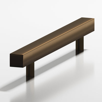 Colonial Bronze 217 Square Pull with Straight Posts, 2-3/16 in Projection - Oil Rubbed Bronze