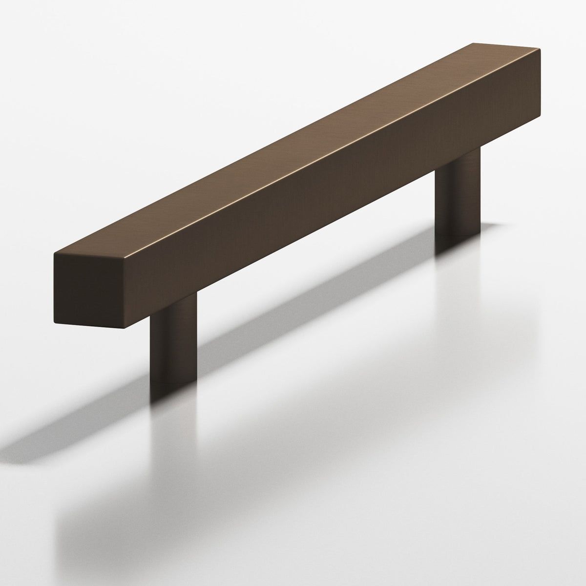 Colonial Bronze 506 Square Pull with Straight Posts, 1-1/4 in Projection - Heritage Bronze