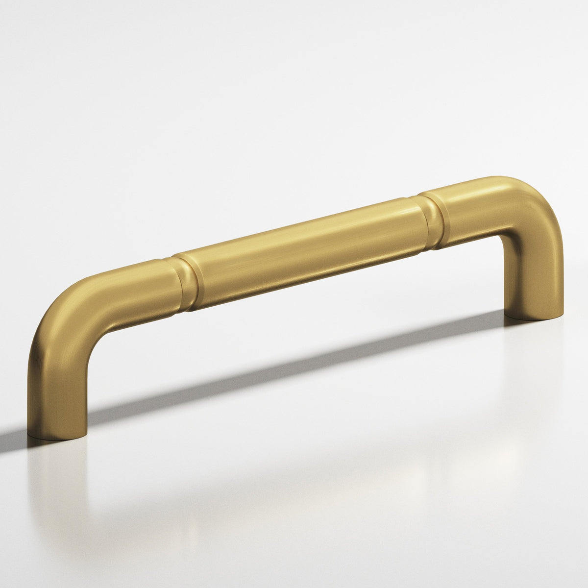 Colonial Bronze 205 Wire Pull with Beads, 1-3/4 in Projection - Satin Brass