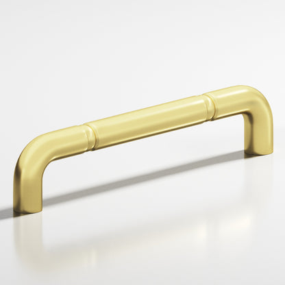 Colonial Bronze 832 Wire Pull with Beads, 1-7/8 in Projection - Matte Satin Brass