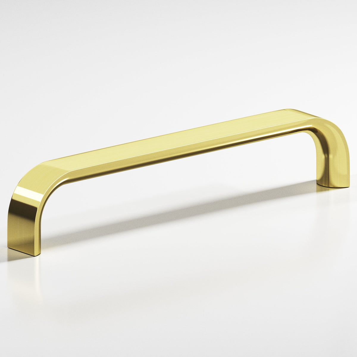 Colonial Bronze 836 Half-Round Wire Pull - Unlacquered Polished Brass