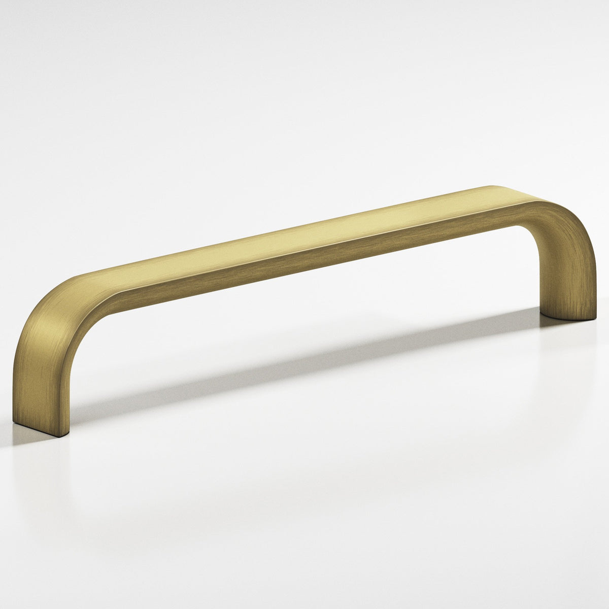 Colonial Bronze 800 Half-Round Wire Pull - Matte Antique Satin Brass