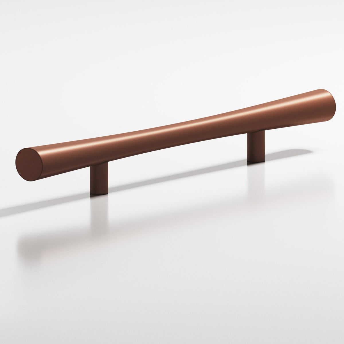 Colonial Bronze 340 Hourglass Pull with Straight Posts, 3/4 in Diameter - Matte Antique Copper