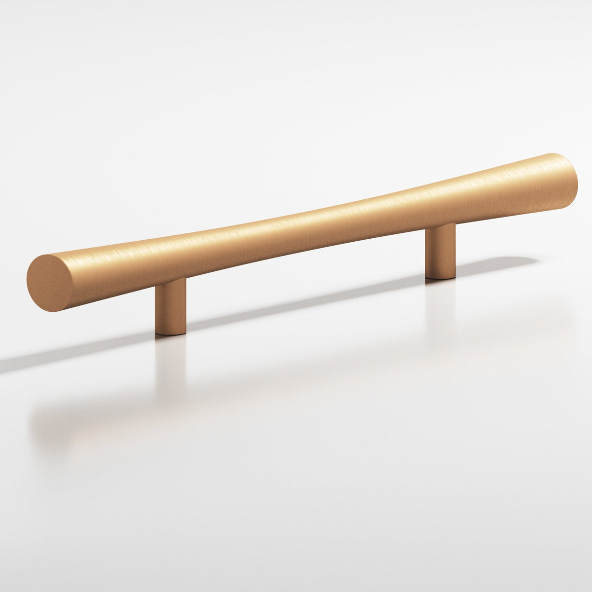 Colonial Bronze 340 Hourglass Pull with Straight Posts, 3/4 in Diameter - Matte Satin Bronze