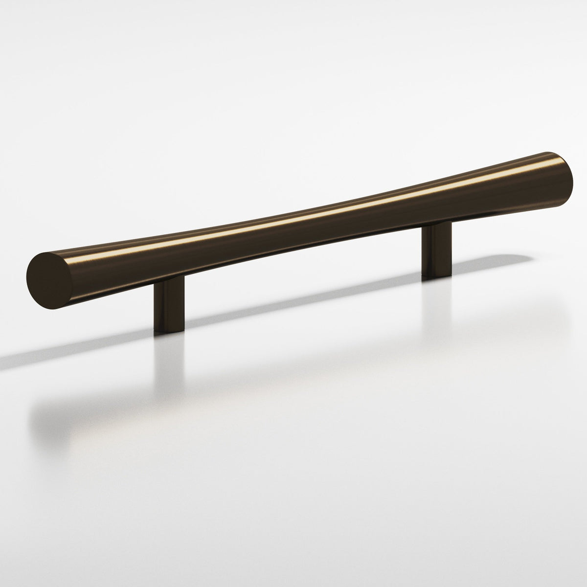 Colonial Bronze 238 Hourglass Pull with Straight Posts, 1 in Diameter - Oil Rubbed Bronze