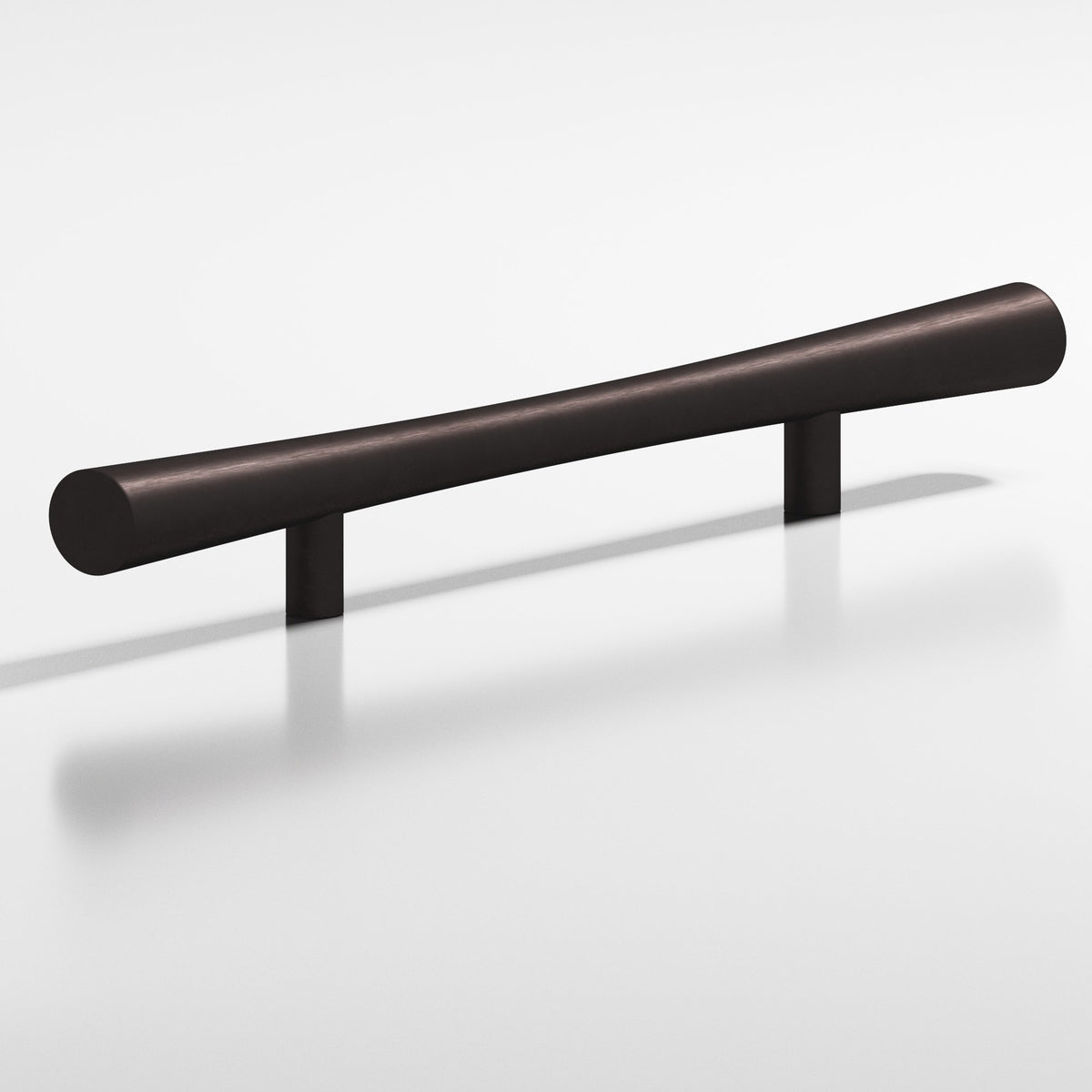 Colonial Bronze 340 Hourglass Pull with Straight Posts, 3/4 in Diameter - Matte Dark Statuary Bronze